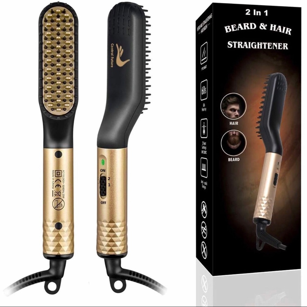 ♻️2 in one beard and Hair straightener